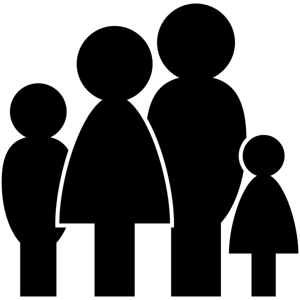 SVG Stylized icon silhouettes