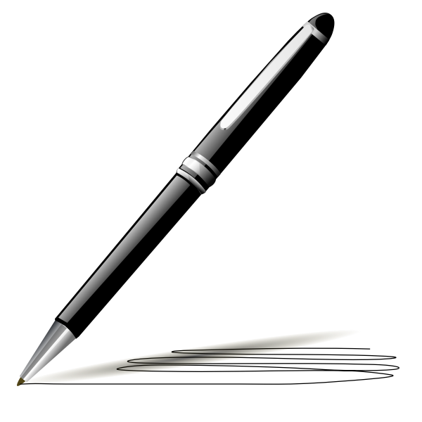 SVG Stylized pen