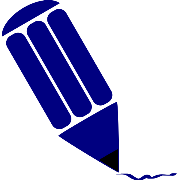 SVG Stylized pencil