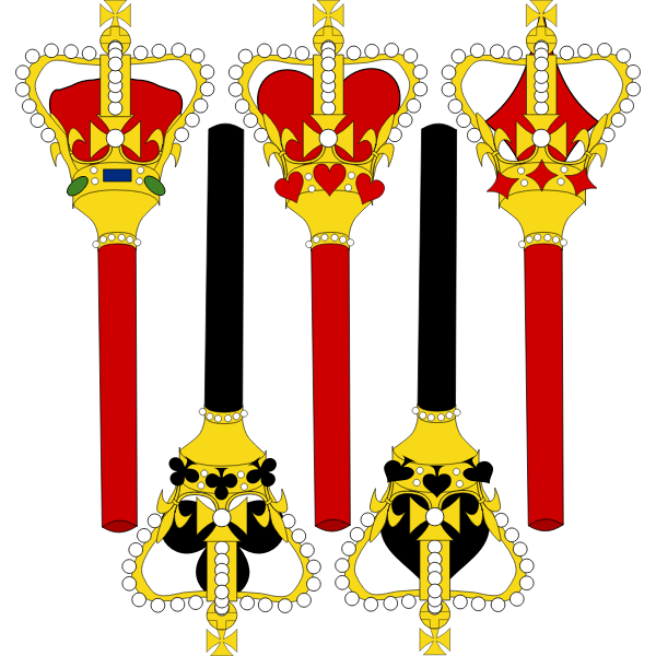SVG Stylized Sceptre vector clip art