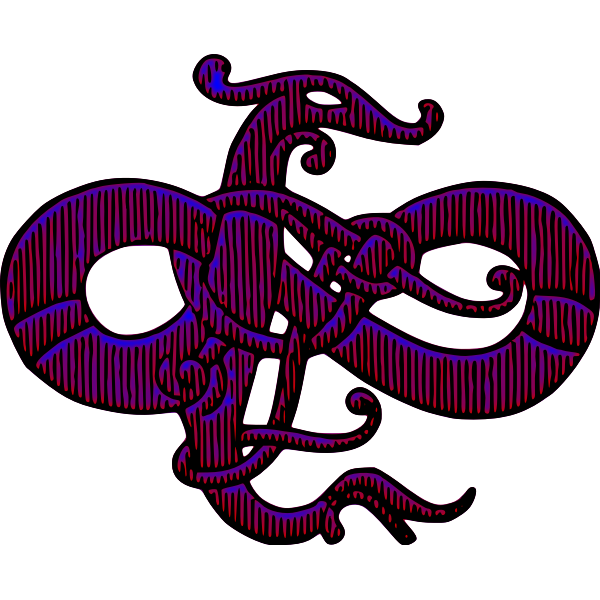 SVG Stylized snake