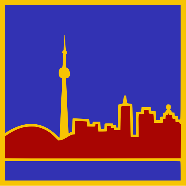 SVG Stylized Toronto Skyline