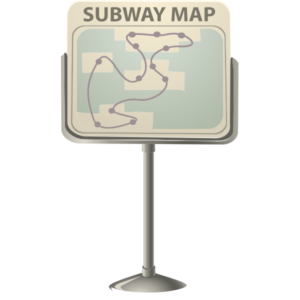 SVG Subway map