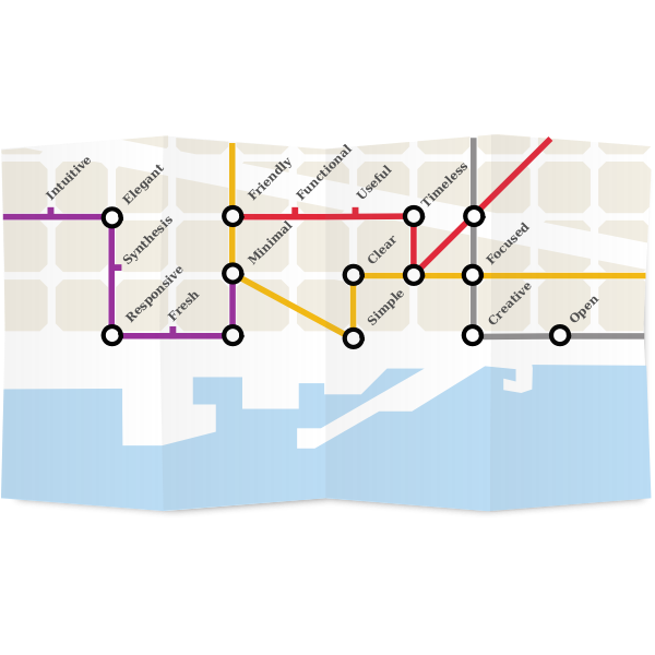 SVG Subway map icon