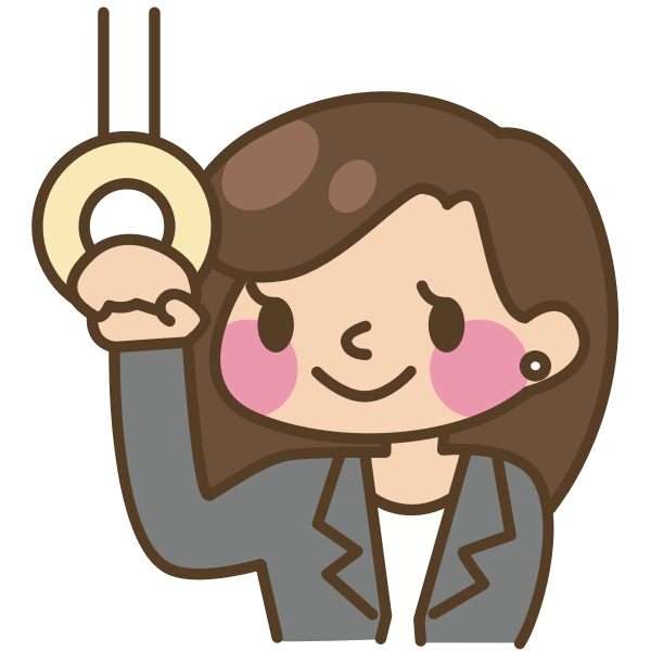 SVG Subway rider image