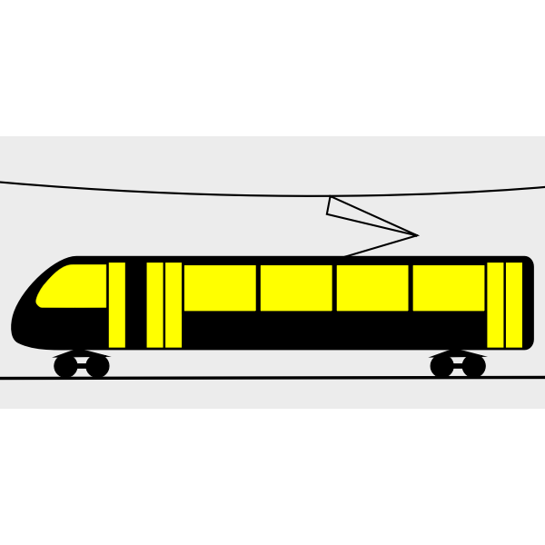 SVG Subway train