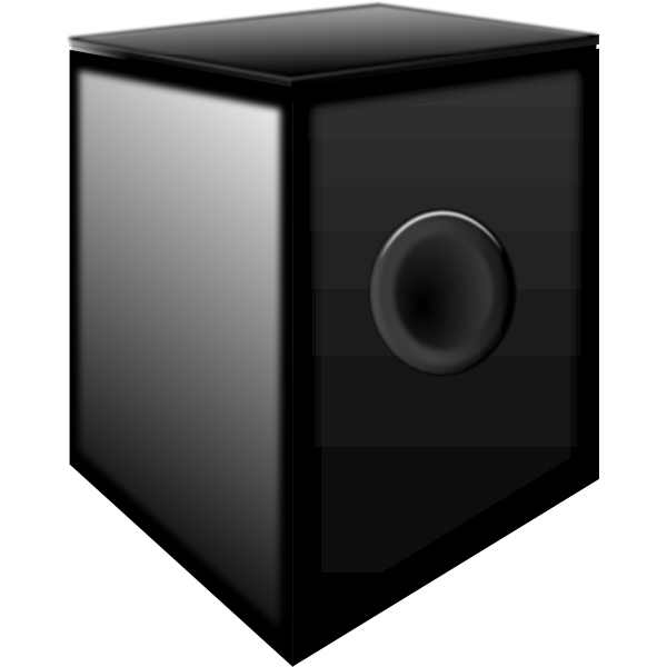 SVG Subwoofer vector drawing