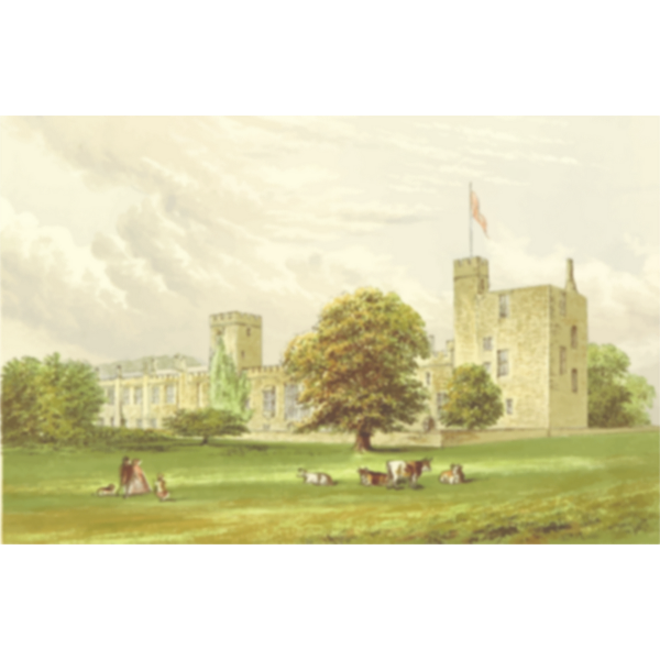 SVG Sudeley Castle vector clip art