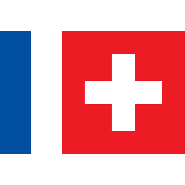 SVG Suisse Francophone language selection symbol vector illustration