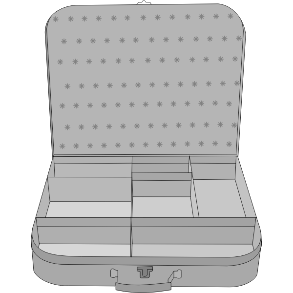 SVG Suitcase vector image
