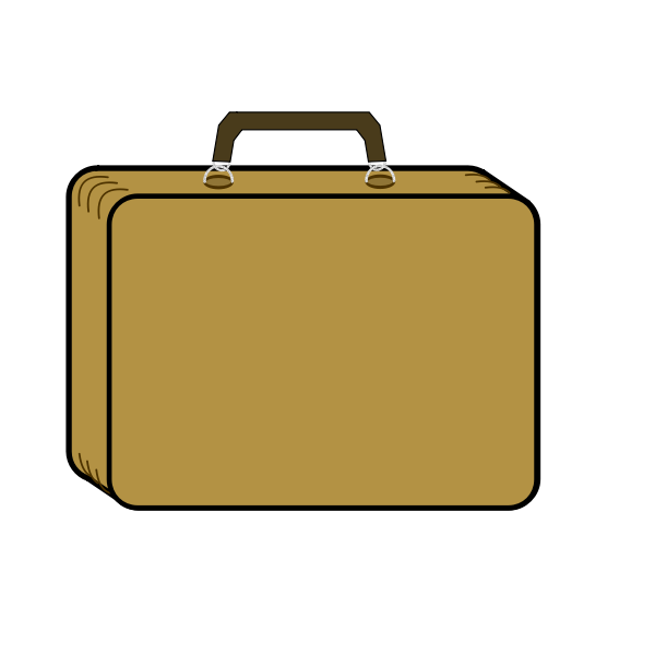 SVG Suitcase vector image