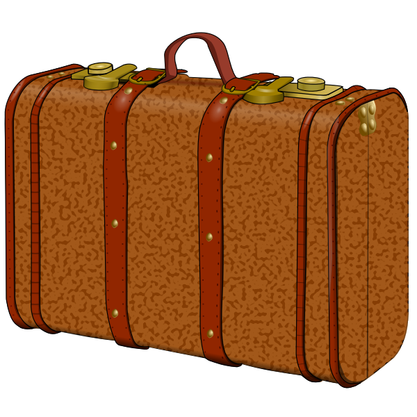 SVG Suitcase with stains