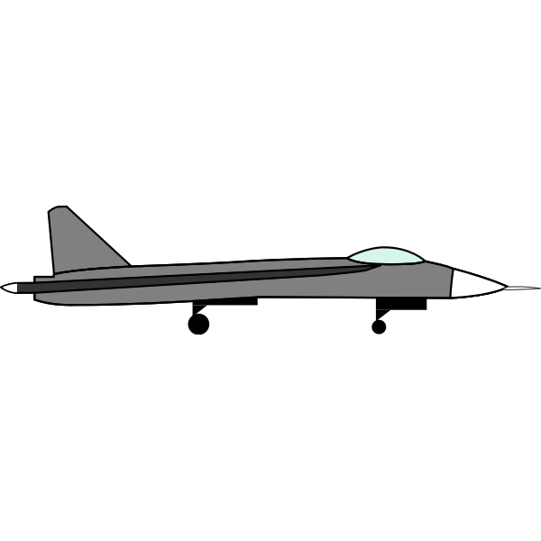 SVG Sukhoi airplane
