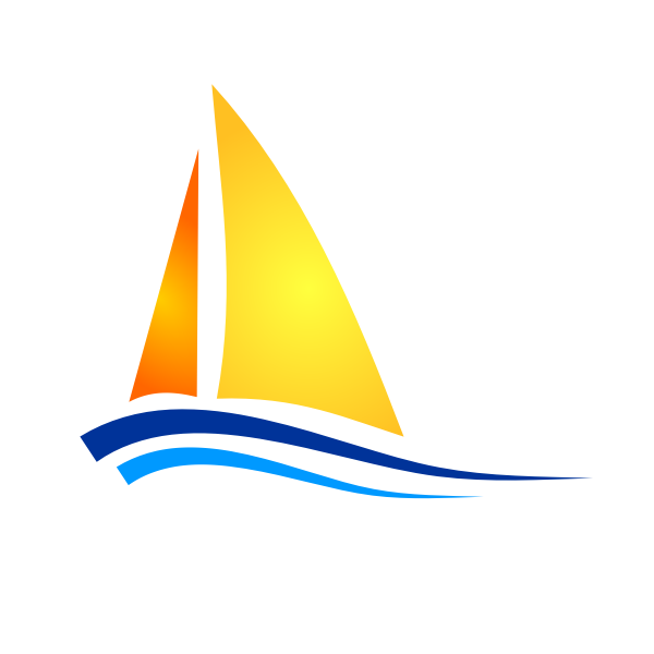 SVG Summer boat vector clip art