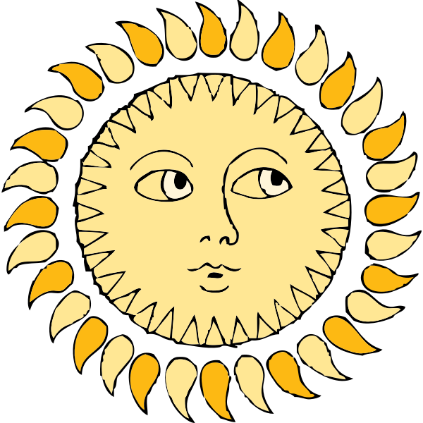 SVG sun