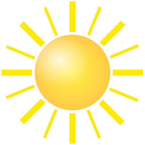 SVG sun