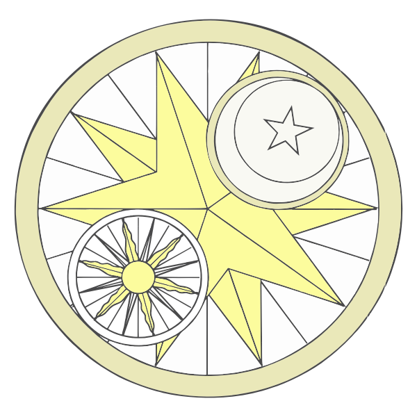 SVG Sun and Moon Design