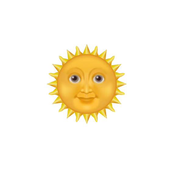 SVG Sun emoji