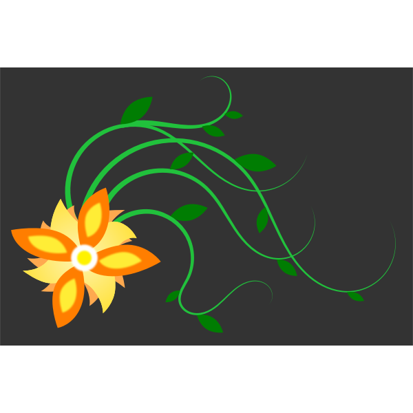 SVG Sun flower vector graphics
