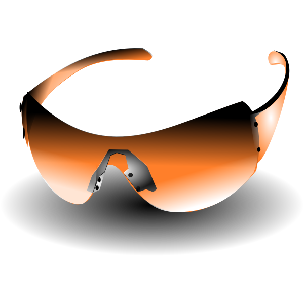 SVG sun glasses orange