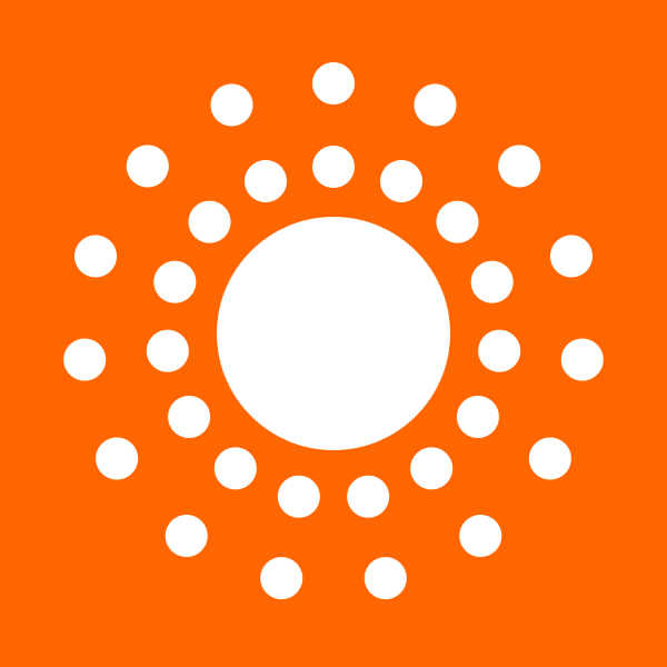 SVG Sun logo vector image