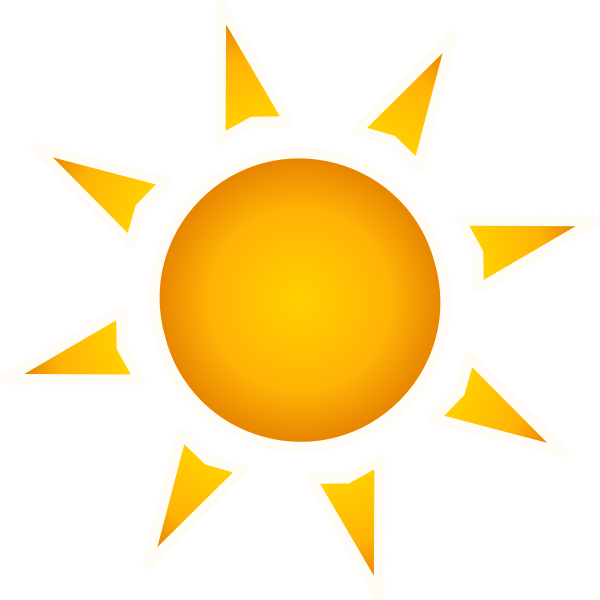SVG Sun symbol clip art
