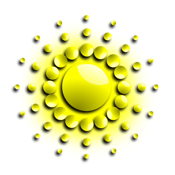 SVG Sun vector image