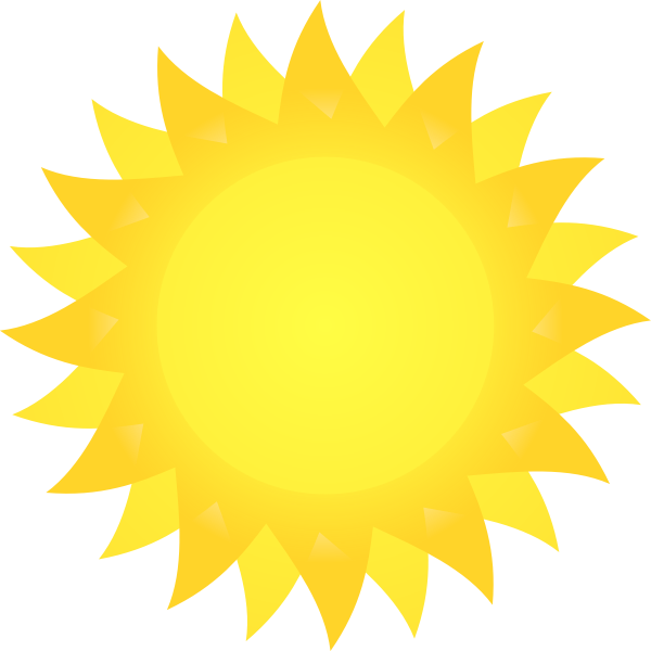 SVG Sun vector image