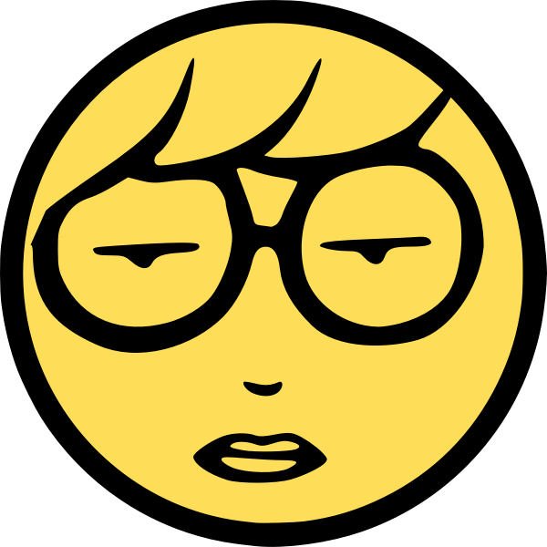 SVG Sun with eyeglass