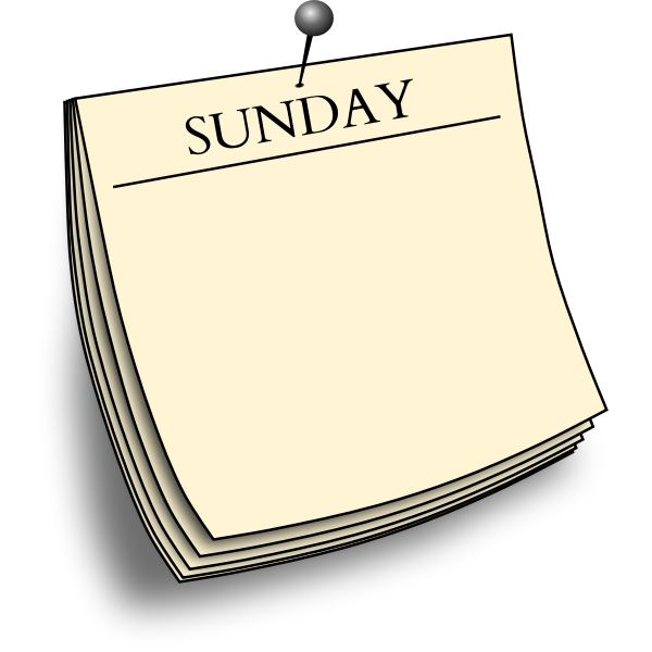 SVG Sunday daily note