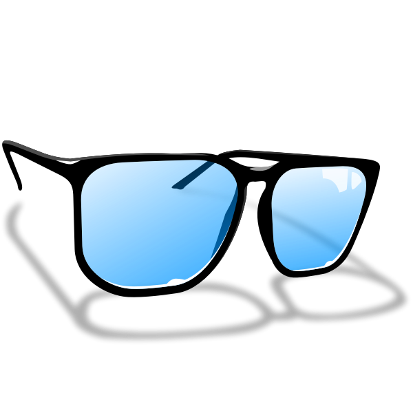 SVG Sunglasses vector drawing