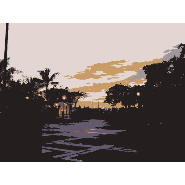SVG Sunset