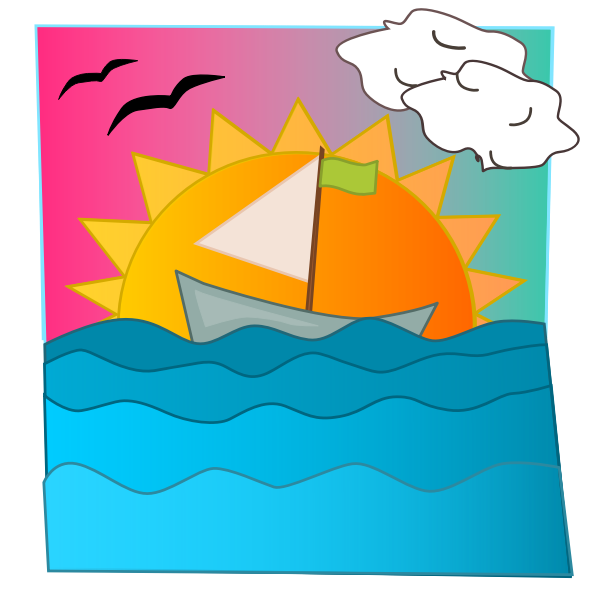 SVG Sunset