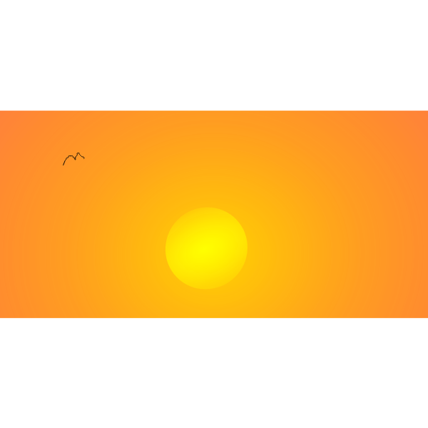 SVG Sunset - Draw