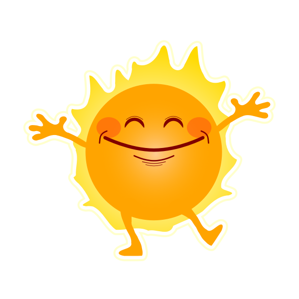 SVG Sunshine dancing