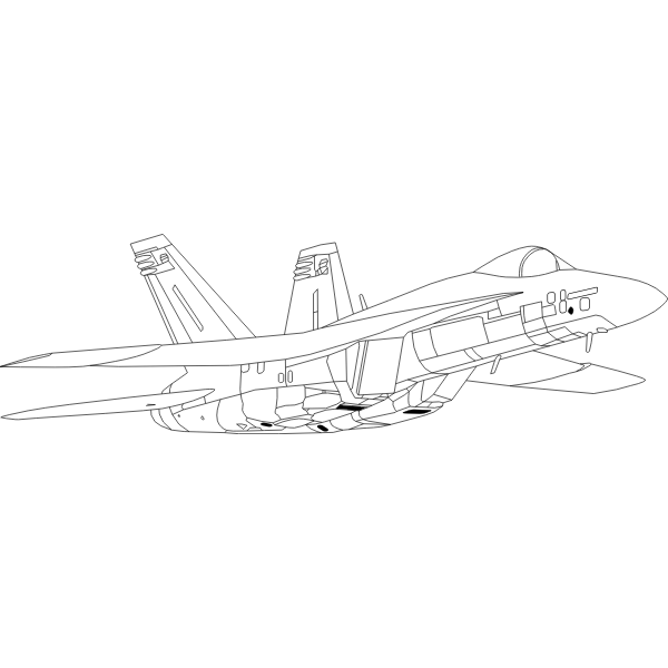 SVG Super hornet