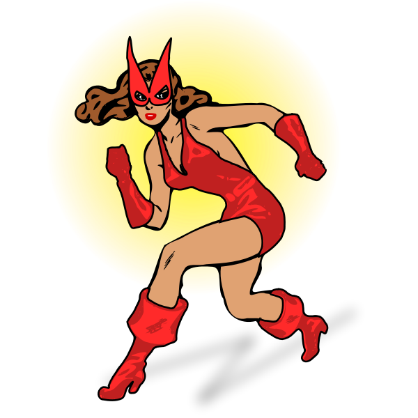 SVG Superheroine