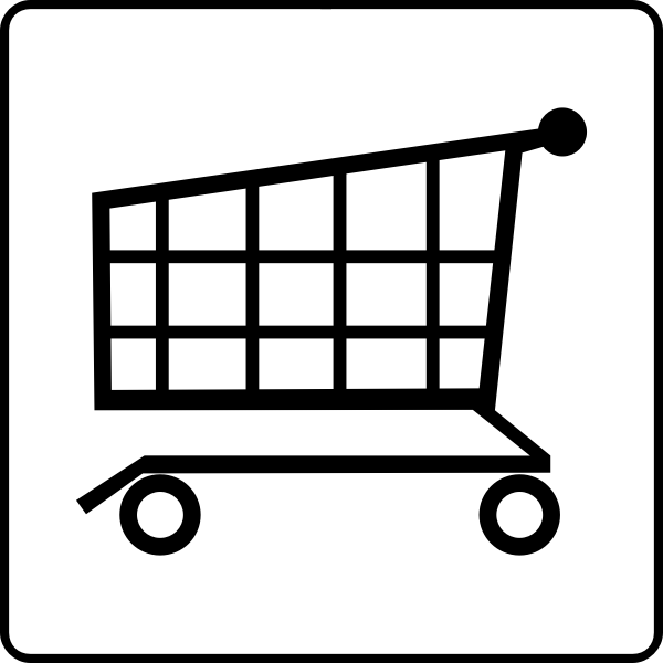 SVG Supermarket sign vector image
