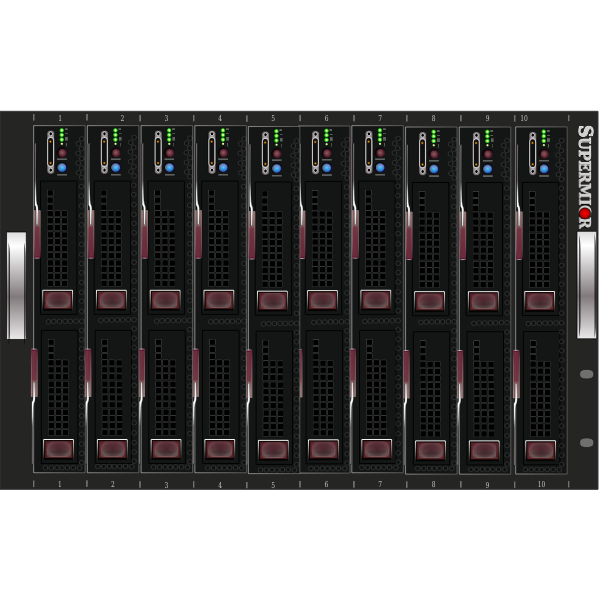 SVG SuperMicro SBE-710-R60 blade system