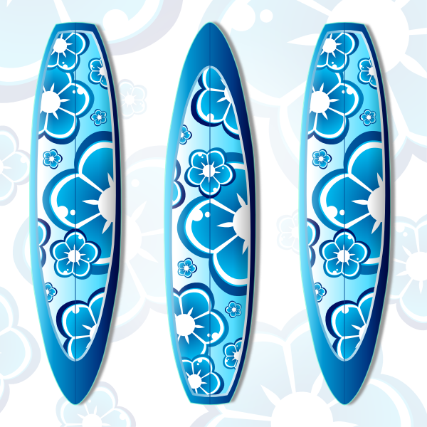 SVG Surfboard vector illustration
