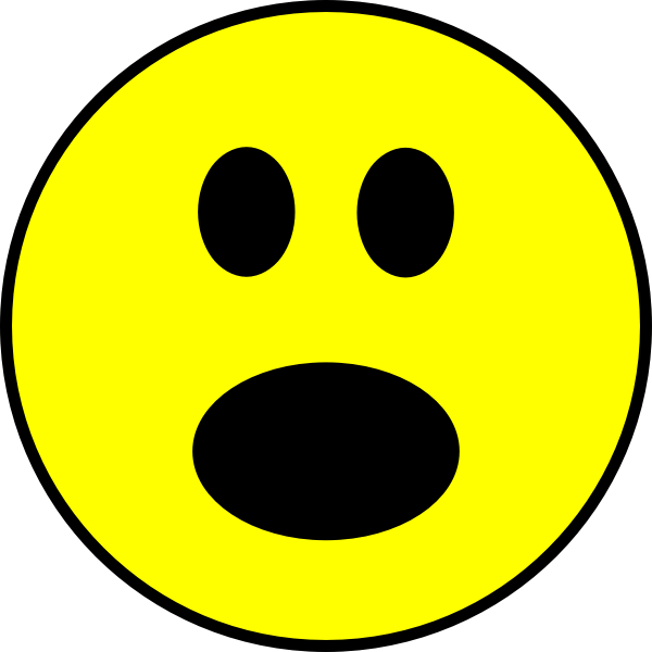 SVG Surprised smiley