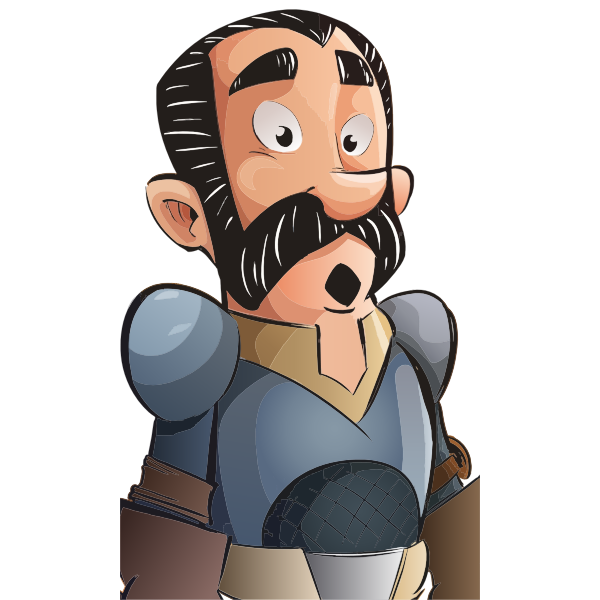 SVG Surprised soldier