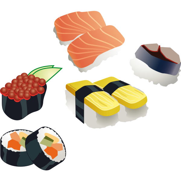 SVG Sushi set