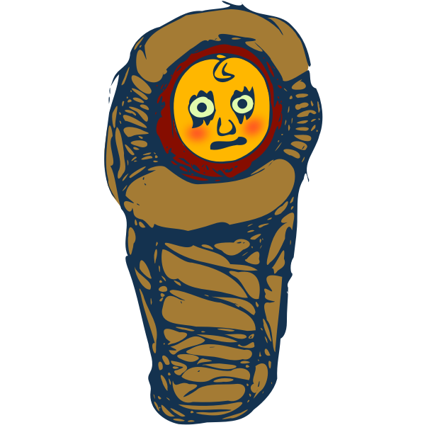 SVG Swaddled Baby