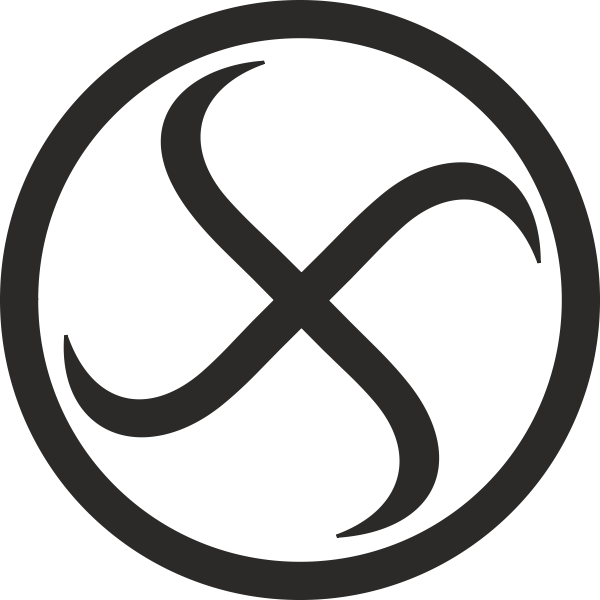 SVG Swastika encircled rotating left vector image