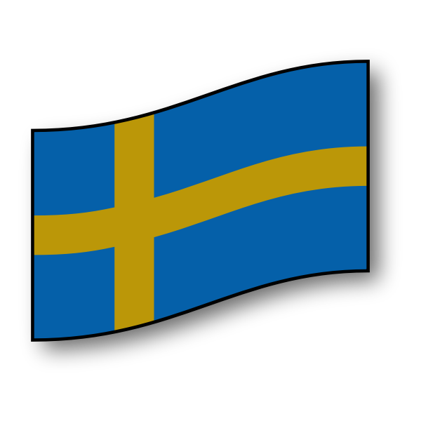 SVG Swedish flag