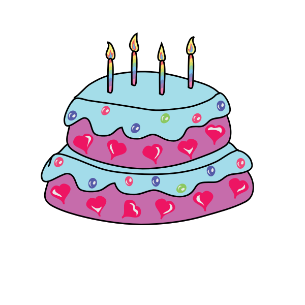 SVG Sweet cake