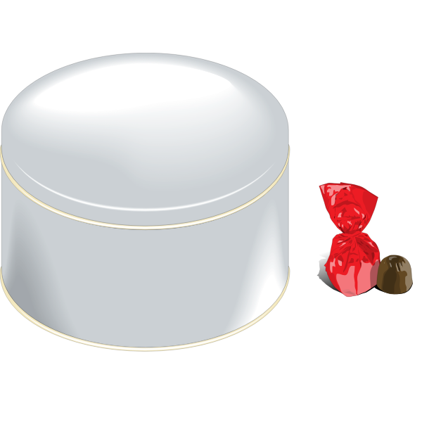 SVG Sweets can vector illustration