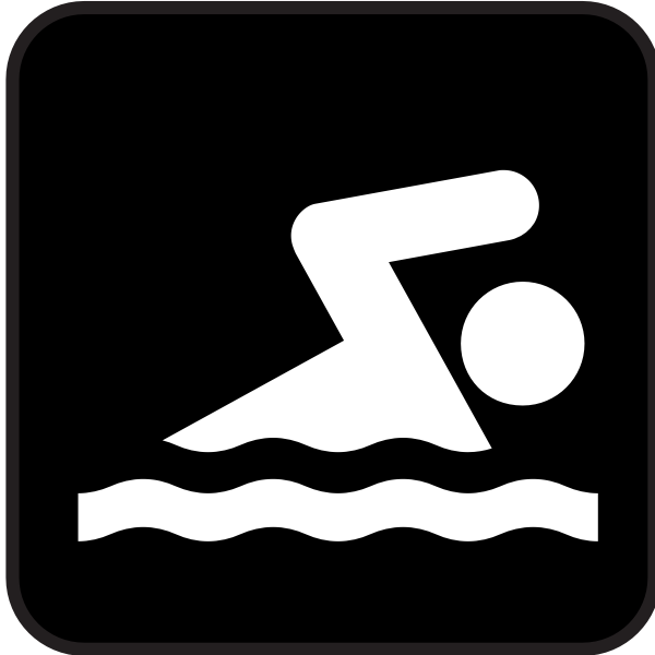 SVG Swimming pictograph