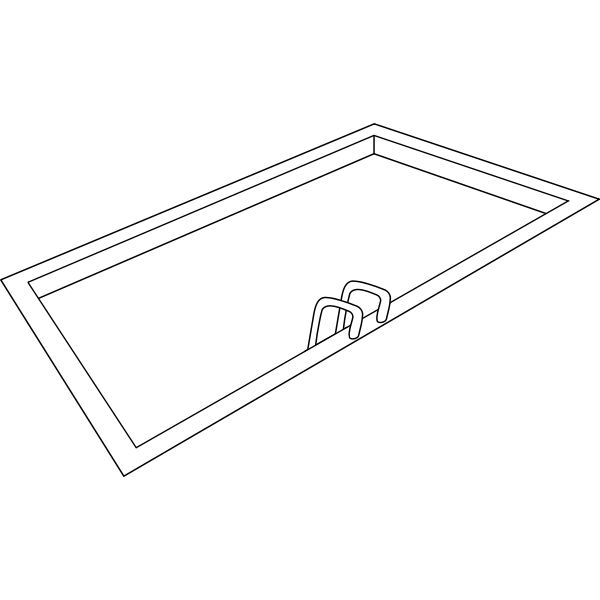 SVG Swimming pool vector illustration